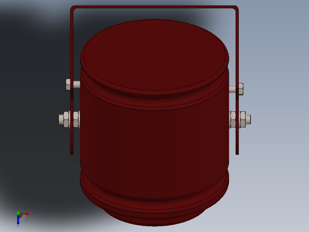 DSPA 2-4-1 气溶胶发生器 俯视图
