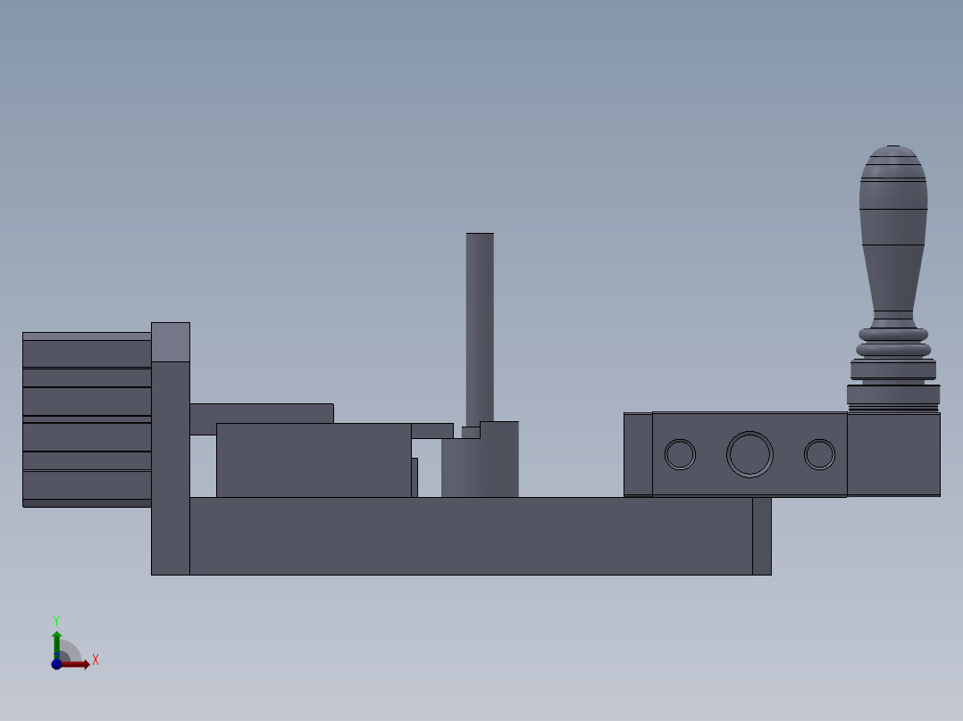 夹芯轴工装前视图