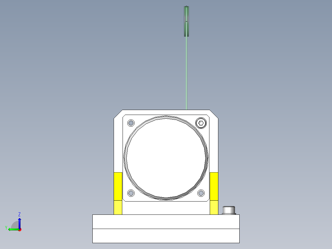 小型马达轴的力矩对策左视图