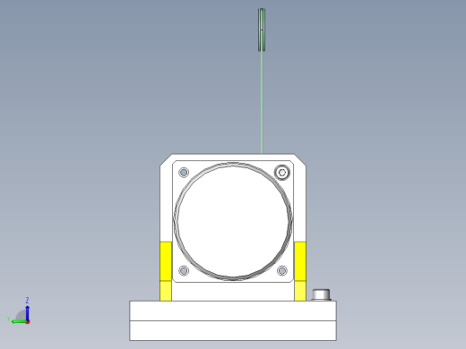 小型马达轴的力矩对策左视缩略图