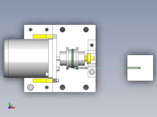 小型马达轴的力矩对策俯视缩略图