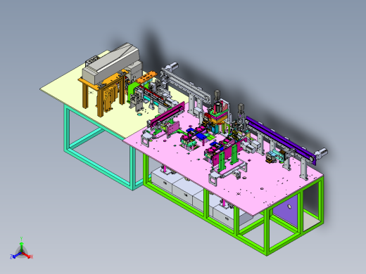 半自动沾锡焊接机3D模型