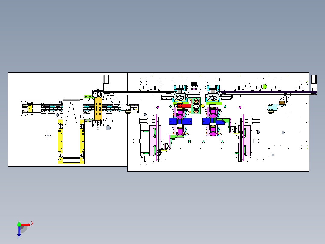 半自动沾锡焊接机3D模型俯视图