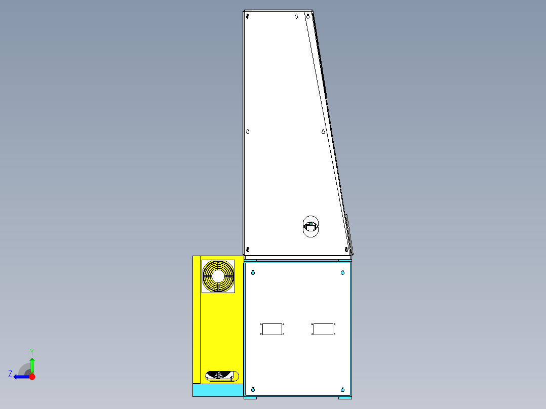 马达转子卡环组装机右视图