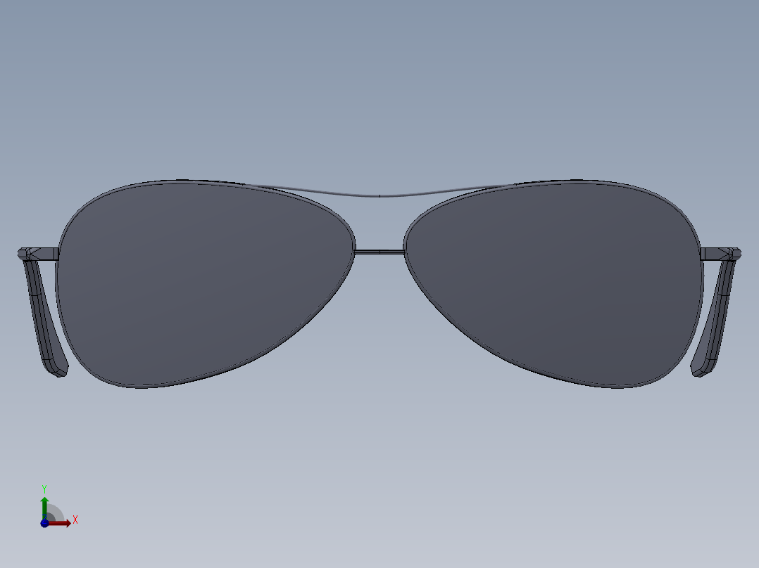 刀锋眼镜_1前视图