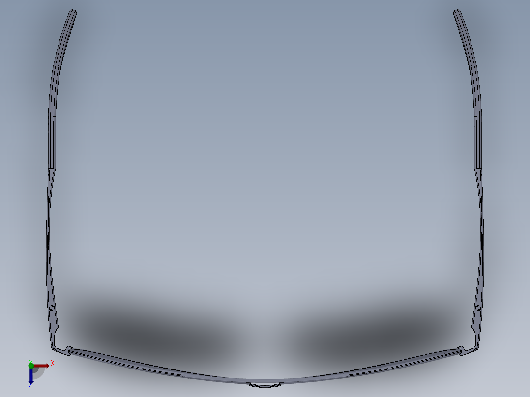 刀锋眼镜_1俯视图