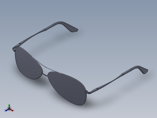 刀锋眼镜_1正等轴测缩略图