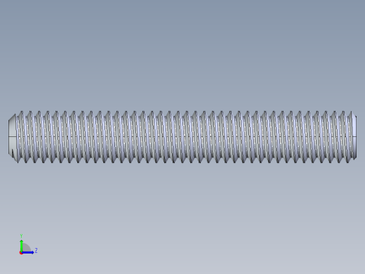 UNC 平头紧定螺钉-UNC SET SCREW 0.375 x2.500.STEP左视缩略图