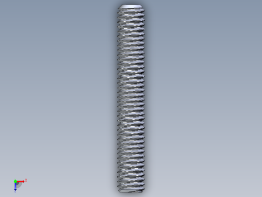 UNC 平头紧定螺钉-UNC SET SCREW 0.375 x2.500.STEP俯视缩略图