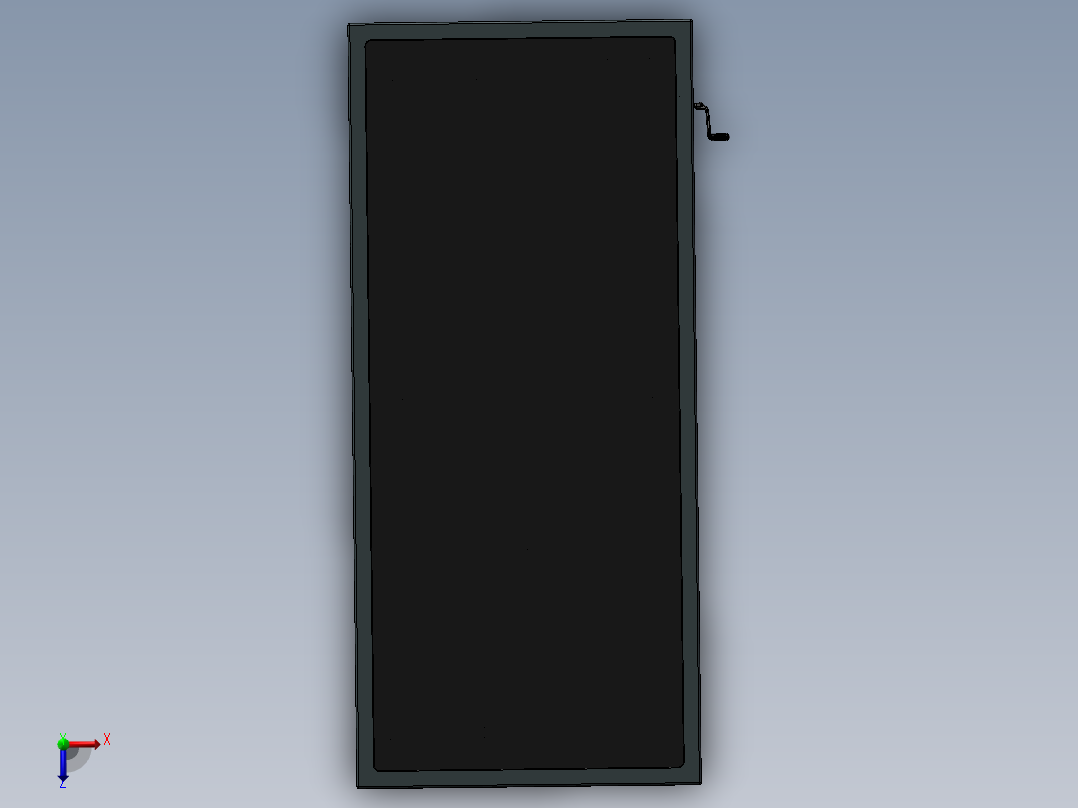 液压升降工作台俯视图