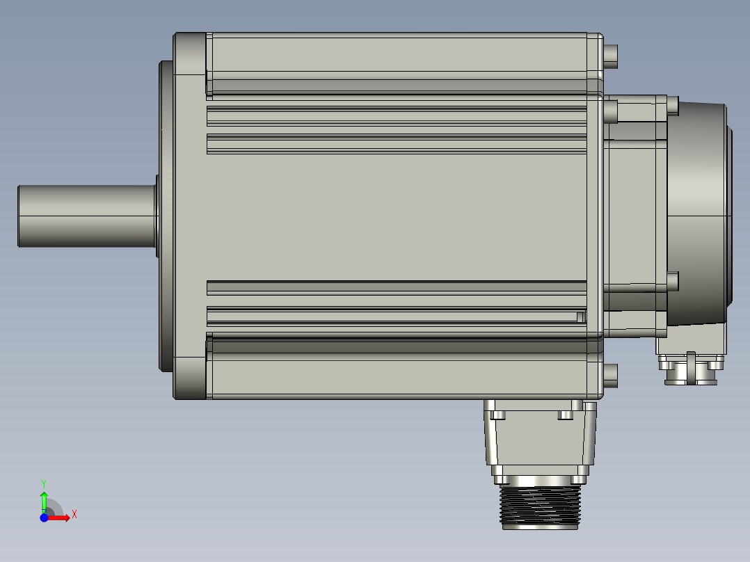 电机MS6G-130TL15E2-42P3前视图