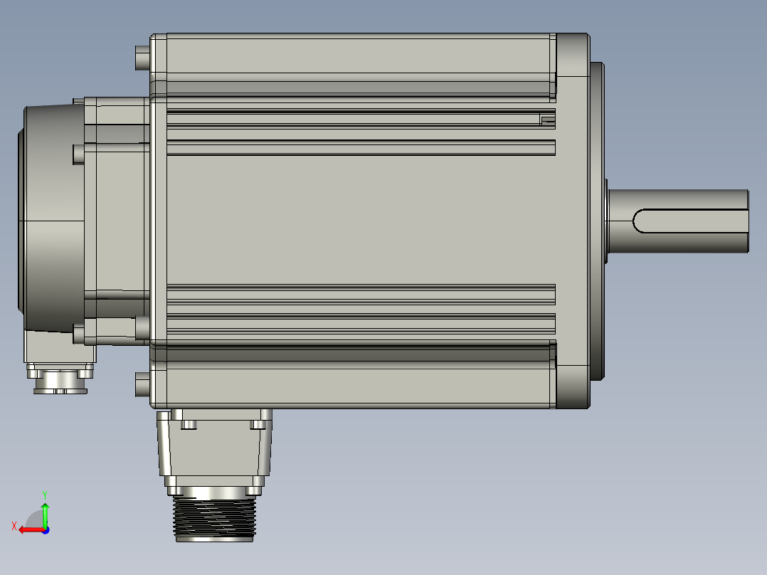电机MS6G-130TL15E2-42P3后视图