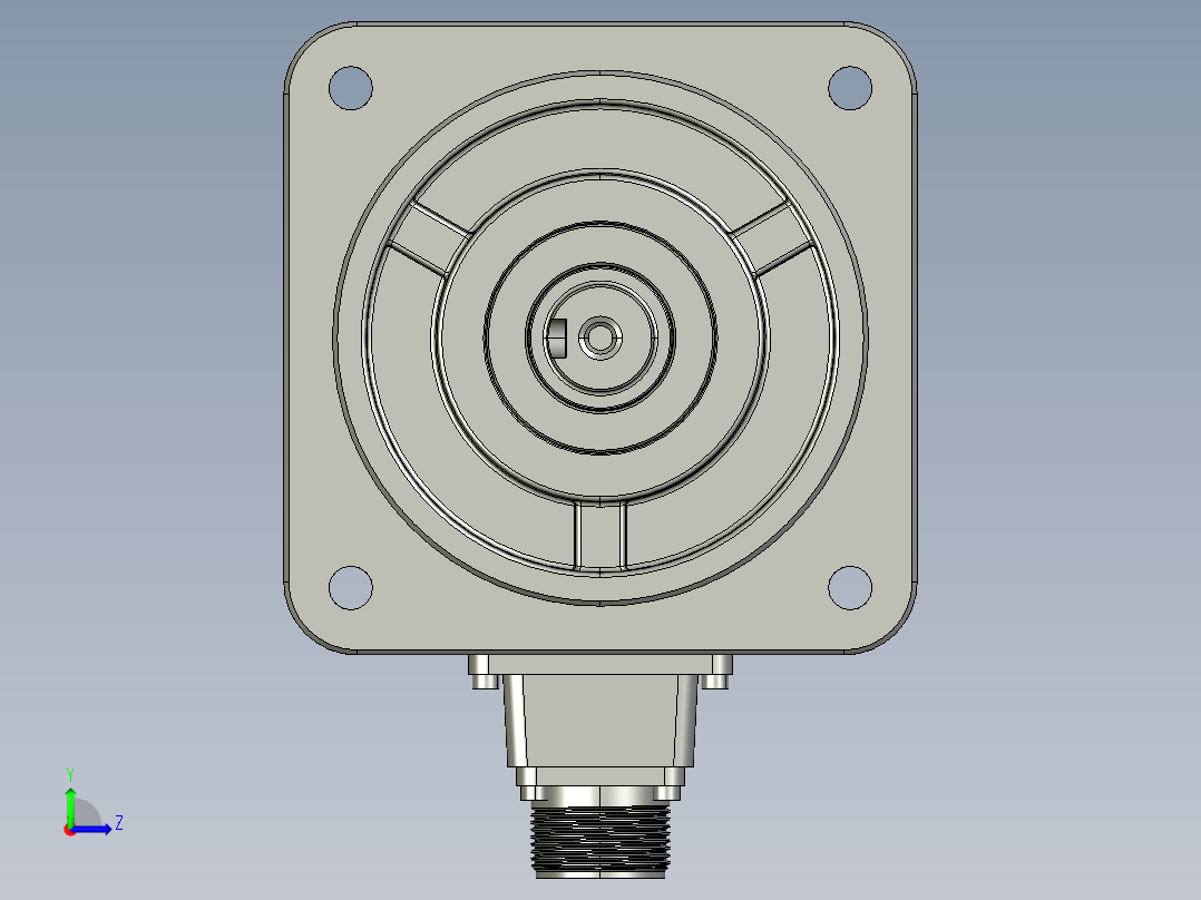 电机MS6G-130TL15E2-42P3左视图