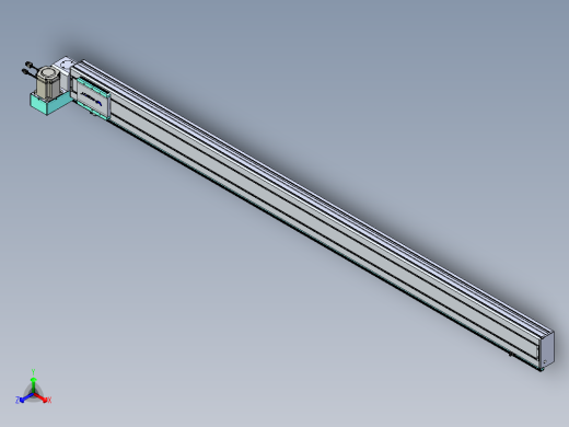 威洛博VBC同步带传动一无尘环境VBC14-L45-S2200-BLU-ZP75-C3正等轴测缩略图