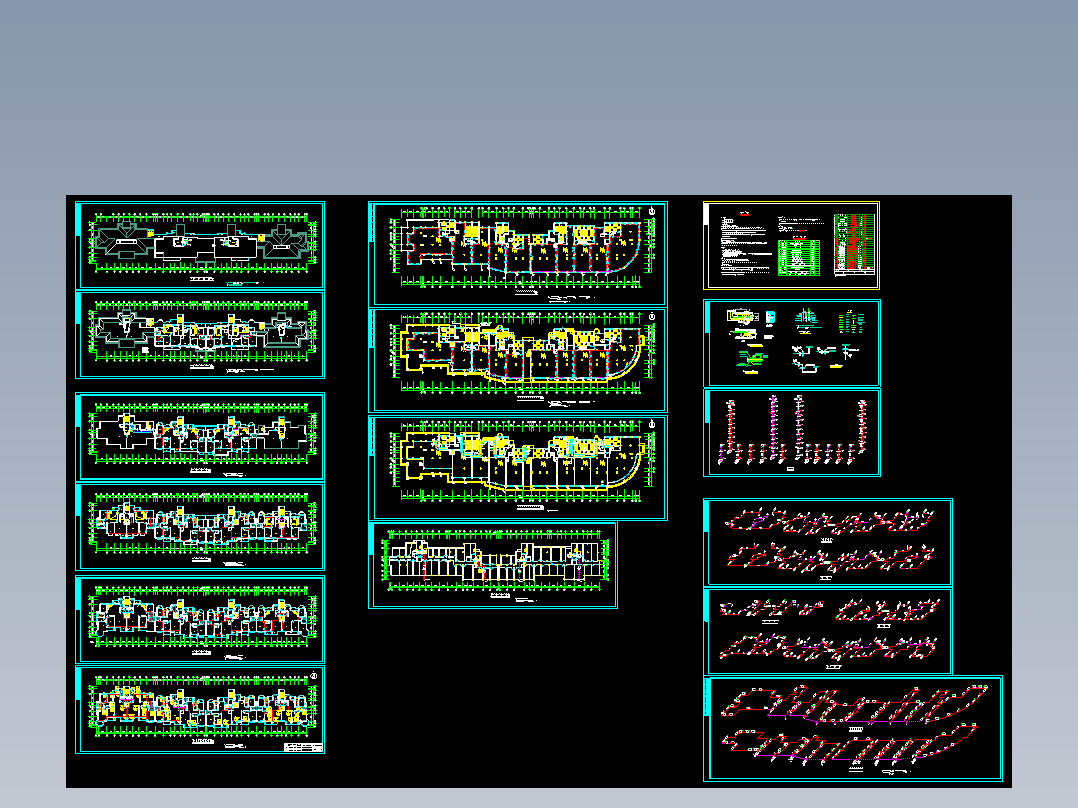 某商住楼采暖防排烟图纸