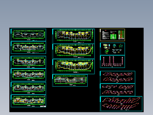 某商住楼采暖防排烟图纸