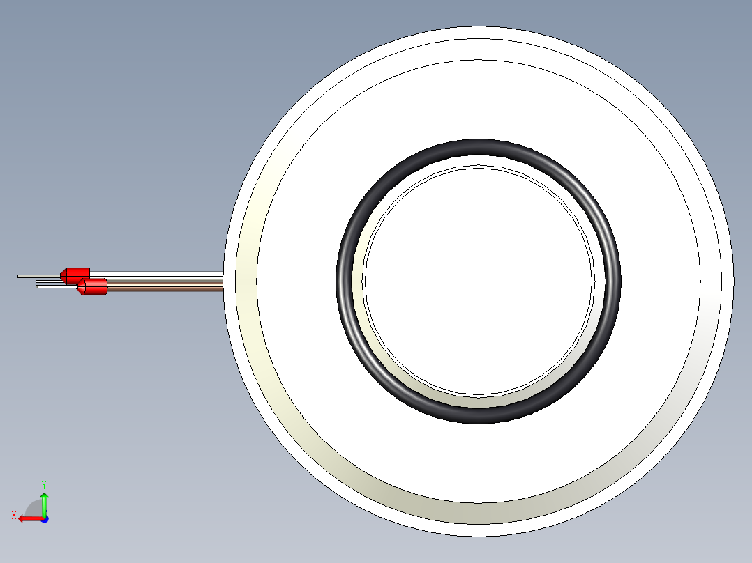 超声波设备ENSOR-RANGE-4m-13.1ft-PVDF-BODY-4-20mA-2-wireHART-NPT-THREAD后视图
