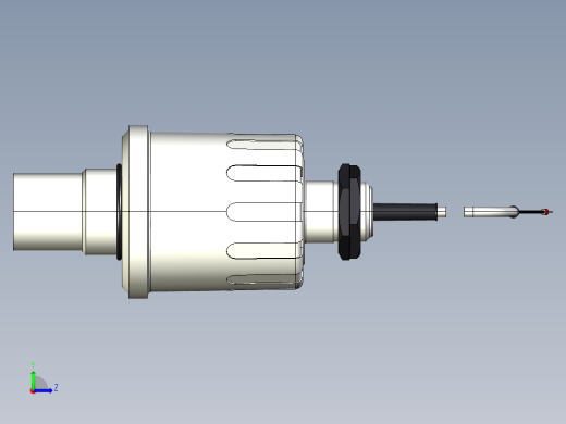 超声波设备ENSOR-RANGE-4m-13.1ft-PVDF-BODY-4-20mA-2-wireHART-NPT-THREAD左视缩略图