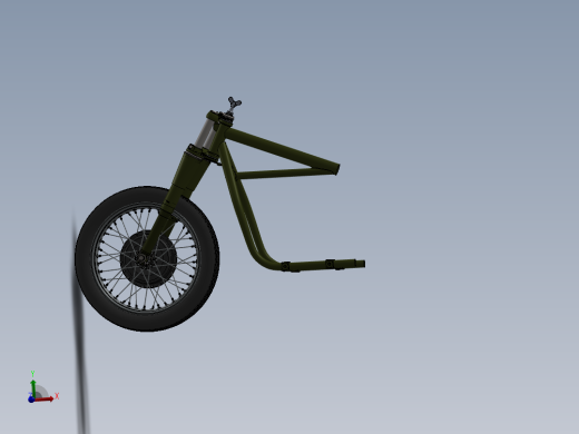 摩托车项目前叉总成