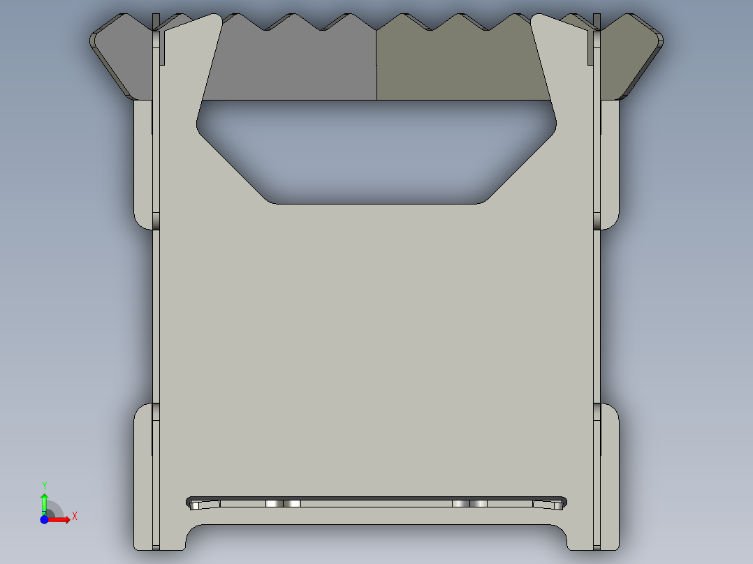 便携式扁平包装火坑前视图