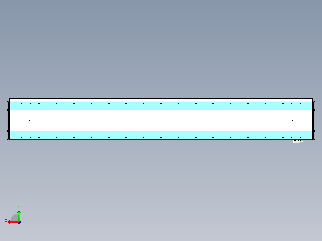 威洛博LC系列3d模型模组LC22H2Y-S1500后视图