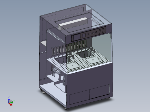 四槽硅片清洗刻蚀机主视缩略图