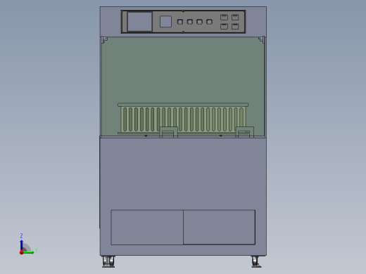 四槽硅片清洗刻蚀机前视缩略图