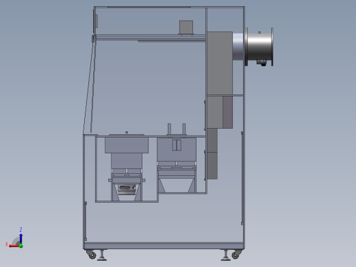 四槽硅片清洗刻蚀机右视缩略图