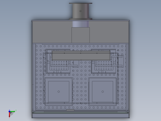 四槽硅片清洗刻蚀机俯视缩略图