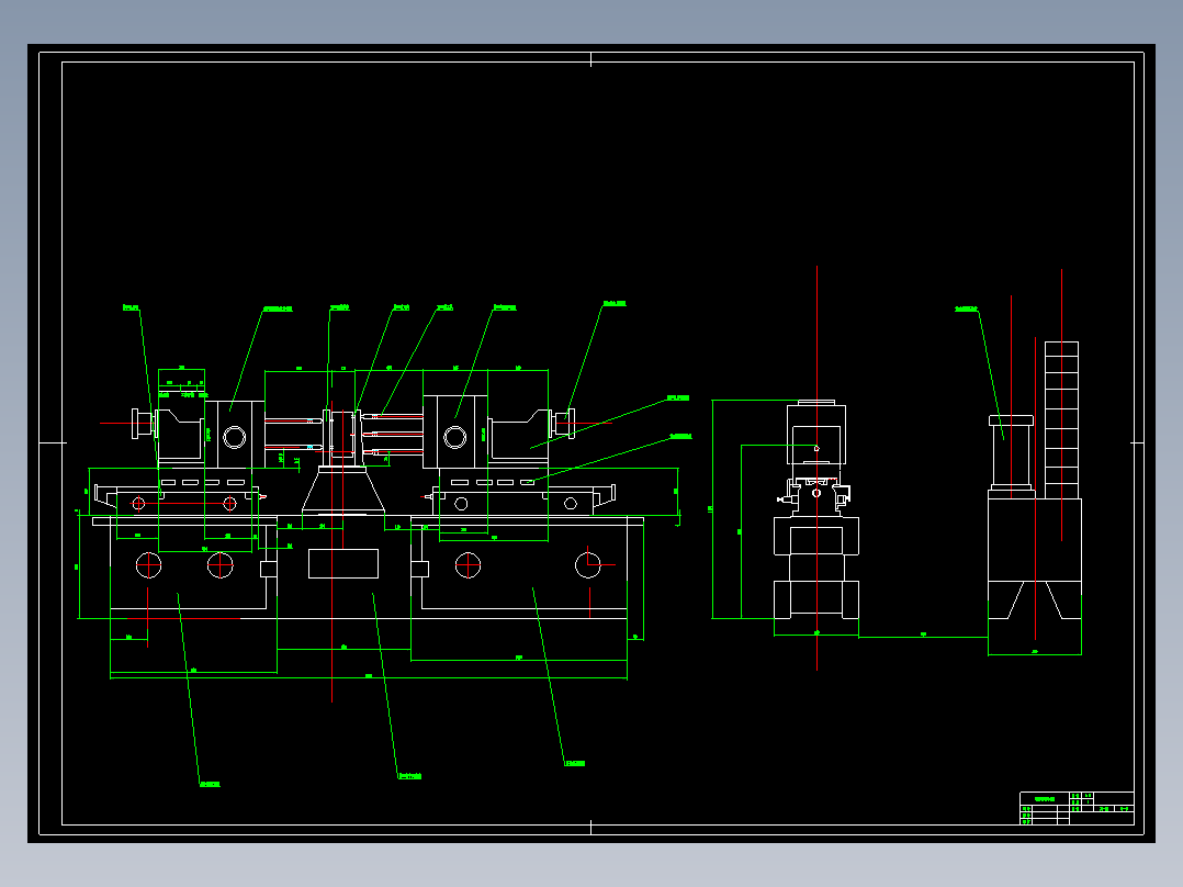 变速箱体两侧面孔攻丝组合机床设计含CAD图