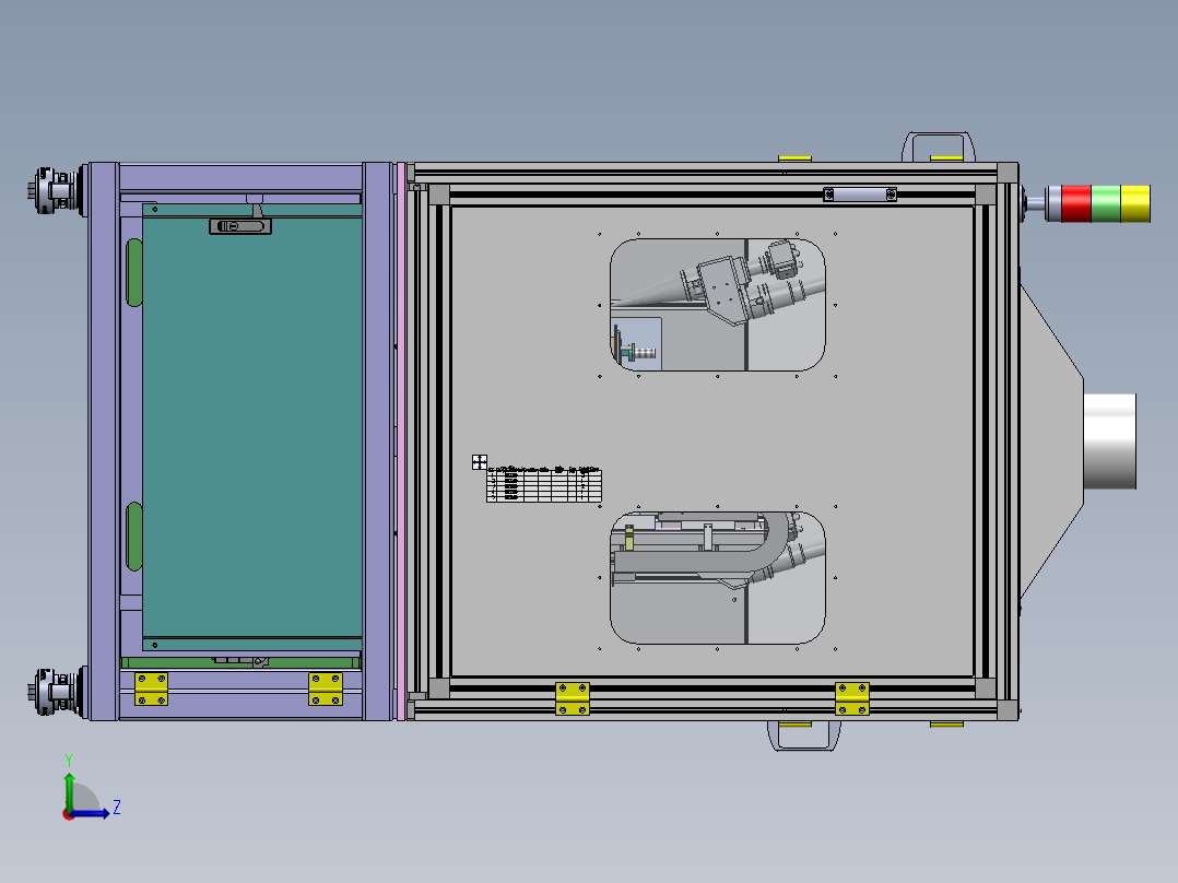 极柱焊接sw22可编辑左视图