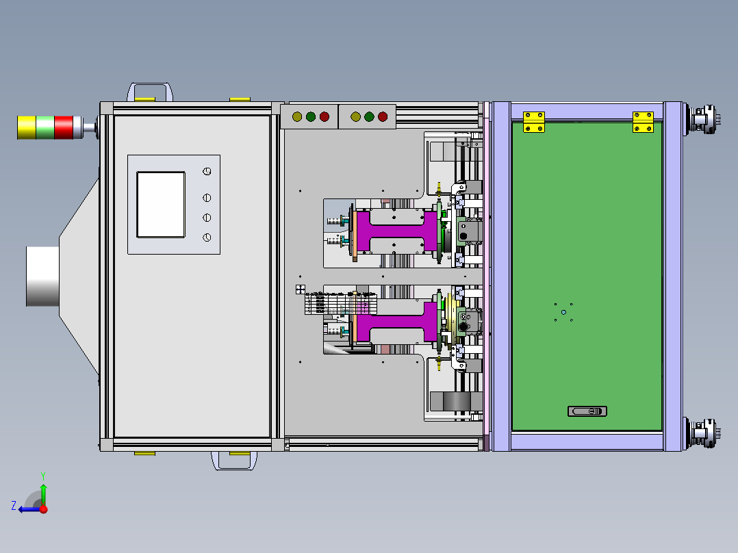 极柱焊接sw22可编辑右视图
