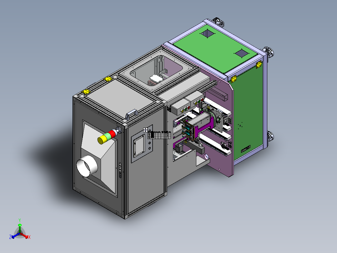 极柱焊接sw22可编辑正等轴测图