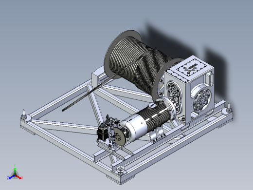 塔式起重机起重装置3D数模图纸 STEP格式