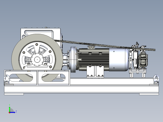 塔式起重机起重装置3D数模图纸 STEP格式左视缩略图