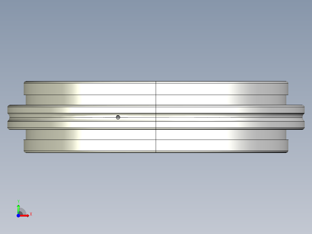 洛阳菜克精密轴承 KP005前视图