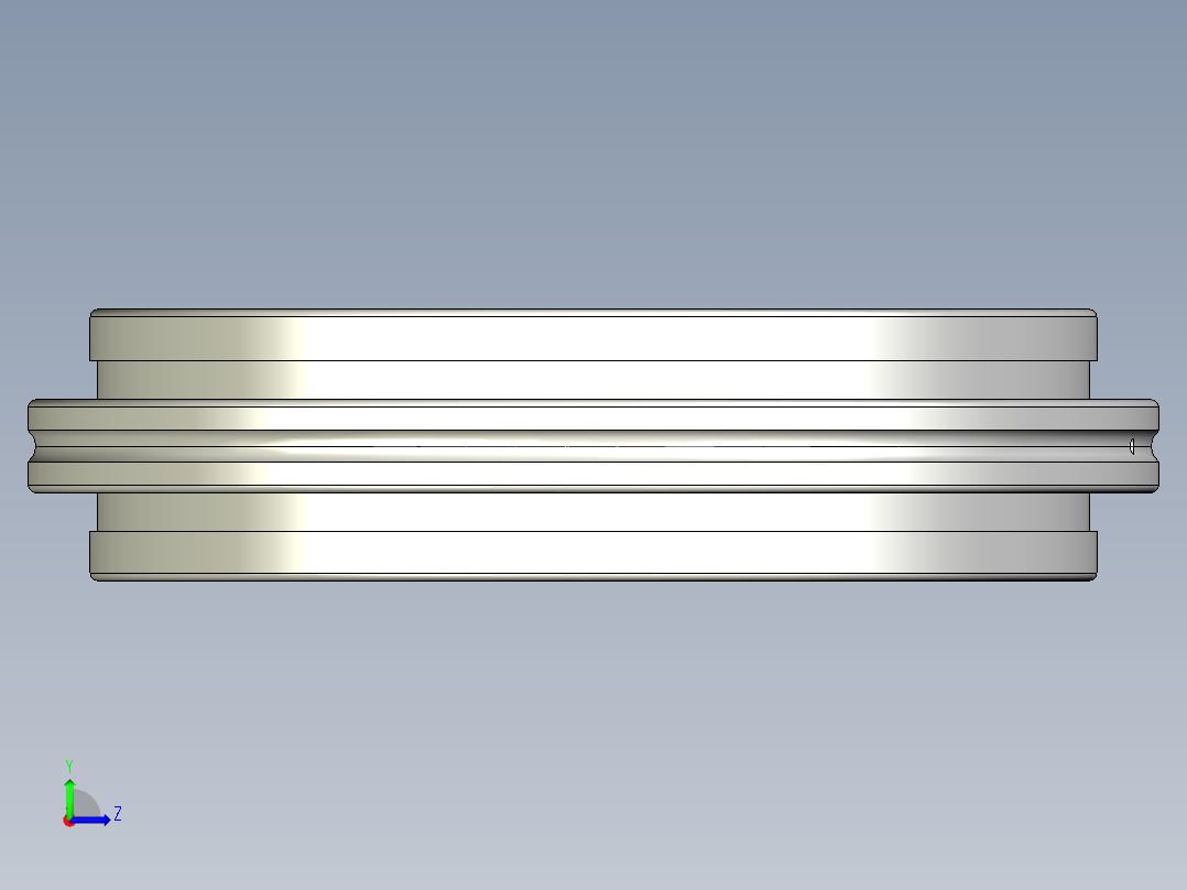 洛阳菜克精密轴承 KP005左视图