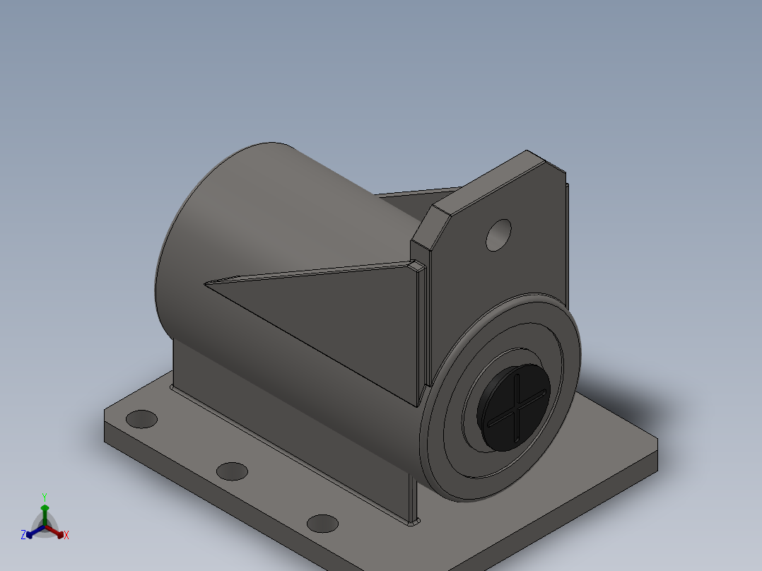 剪板机油缸 PBJ系列 3款主视图
