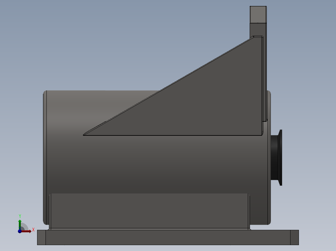 剪板机油缸 PBJ系列 3款前视图