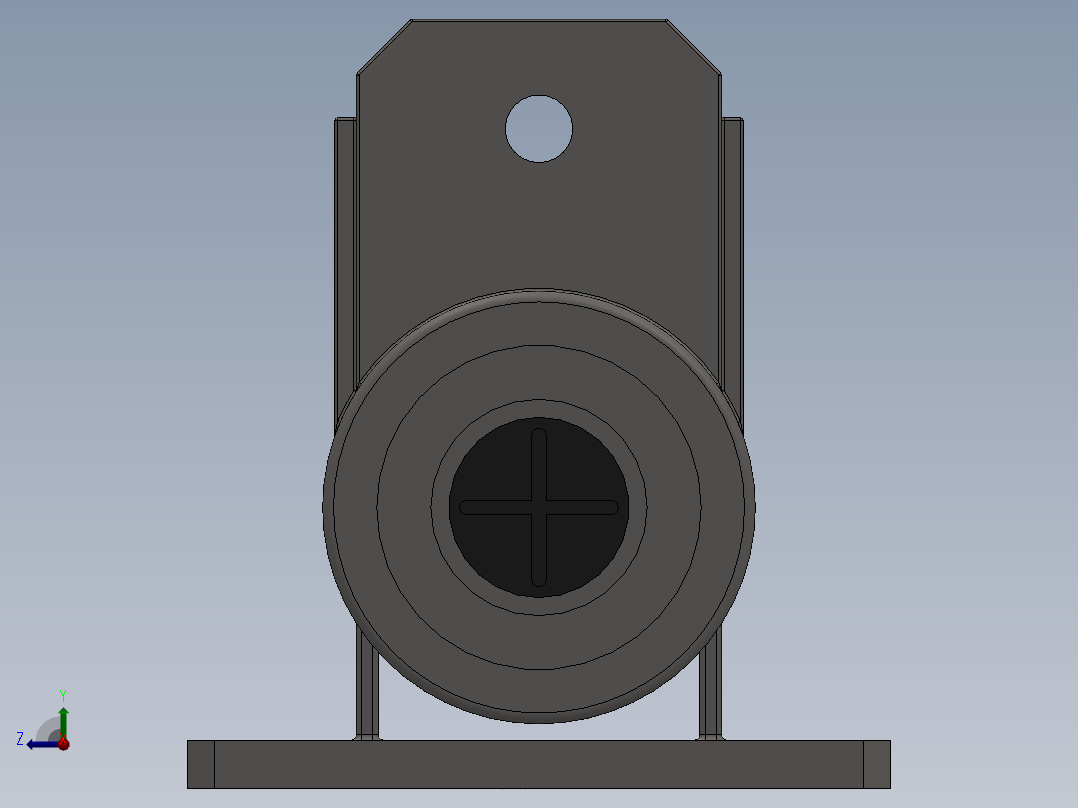 剪板机油缸 PBJ系列 3款右视图