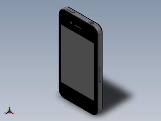 我的Iphone模型正等轴测缩略图