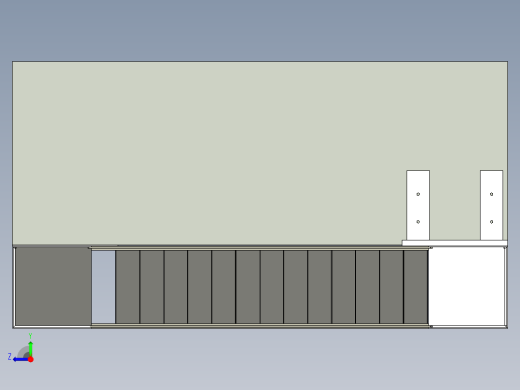 带 U-Be 的钢楼梯右视缩略图
