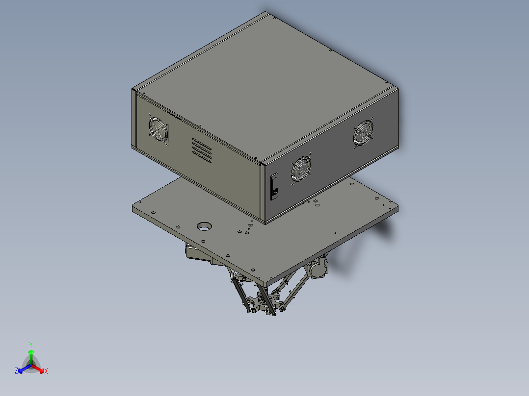 00小型蜘蛛手正等轴测图
