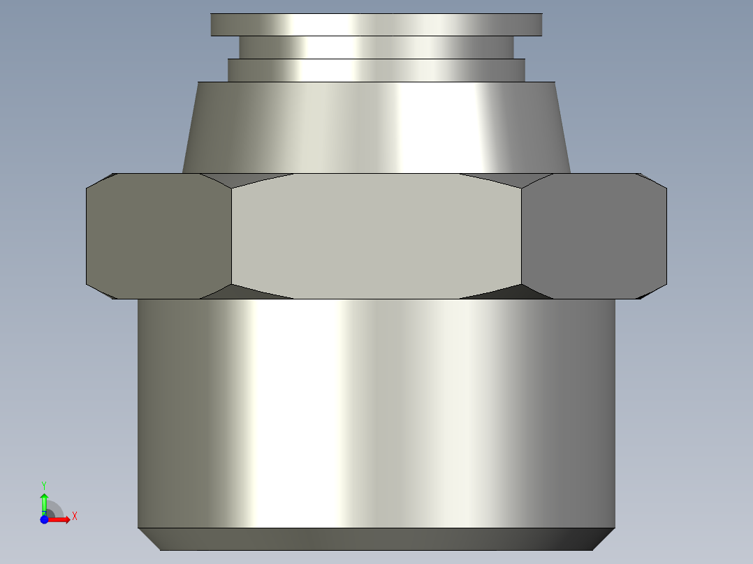 气动接头G1_2-8前视图