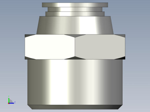 气动接头G1_2-8左视缩略图