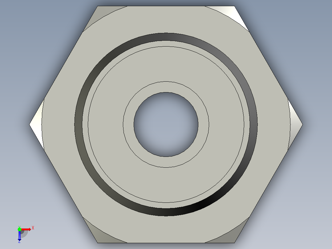 气动接头G1_2-8俯视图