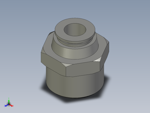 气动接头G1_2-8正等轴测缩略图