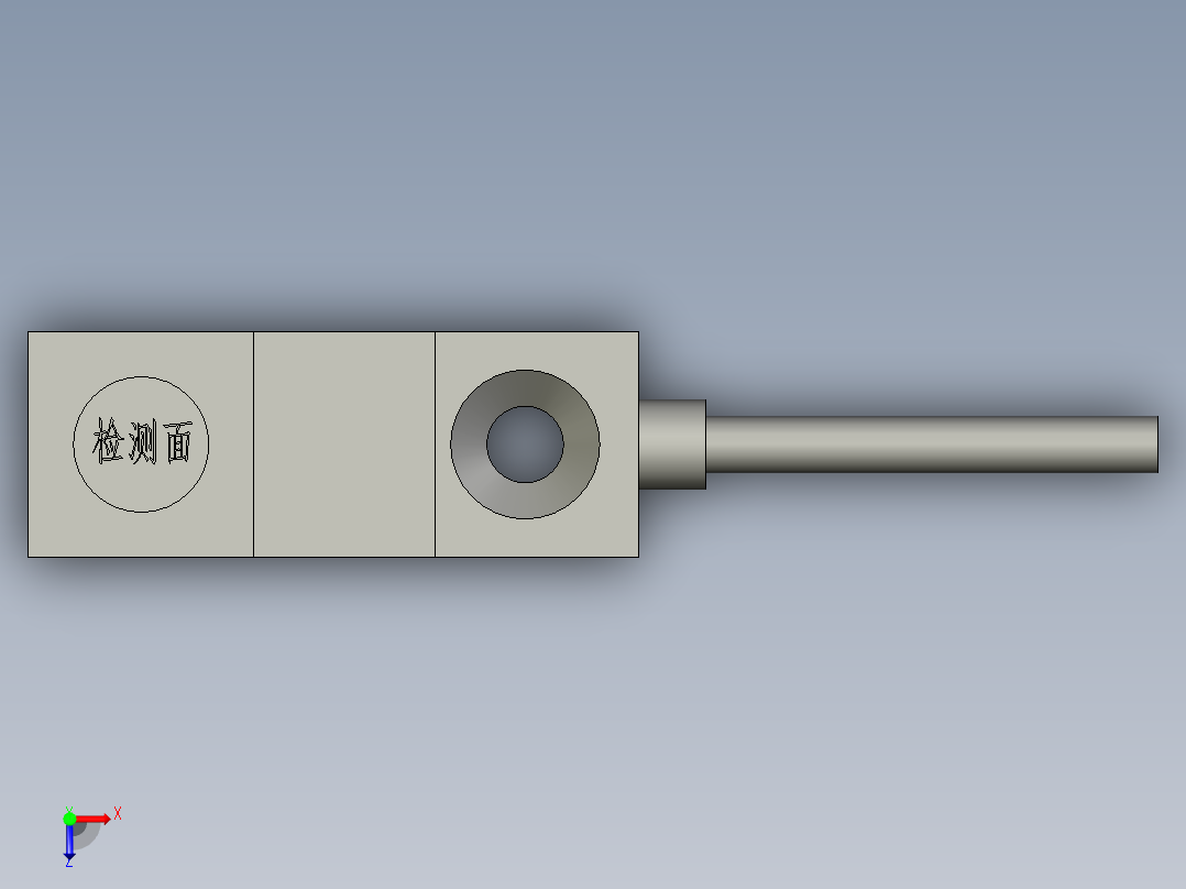 欧姆龙接近开关TL-W3MC1俯视图