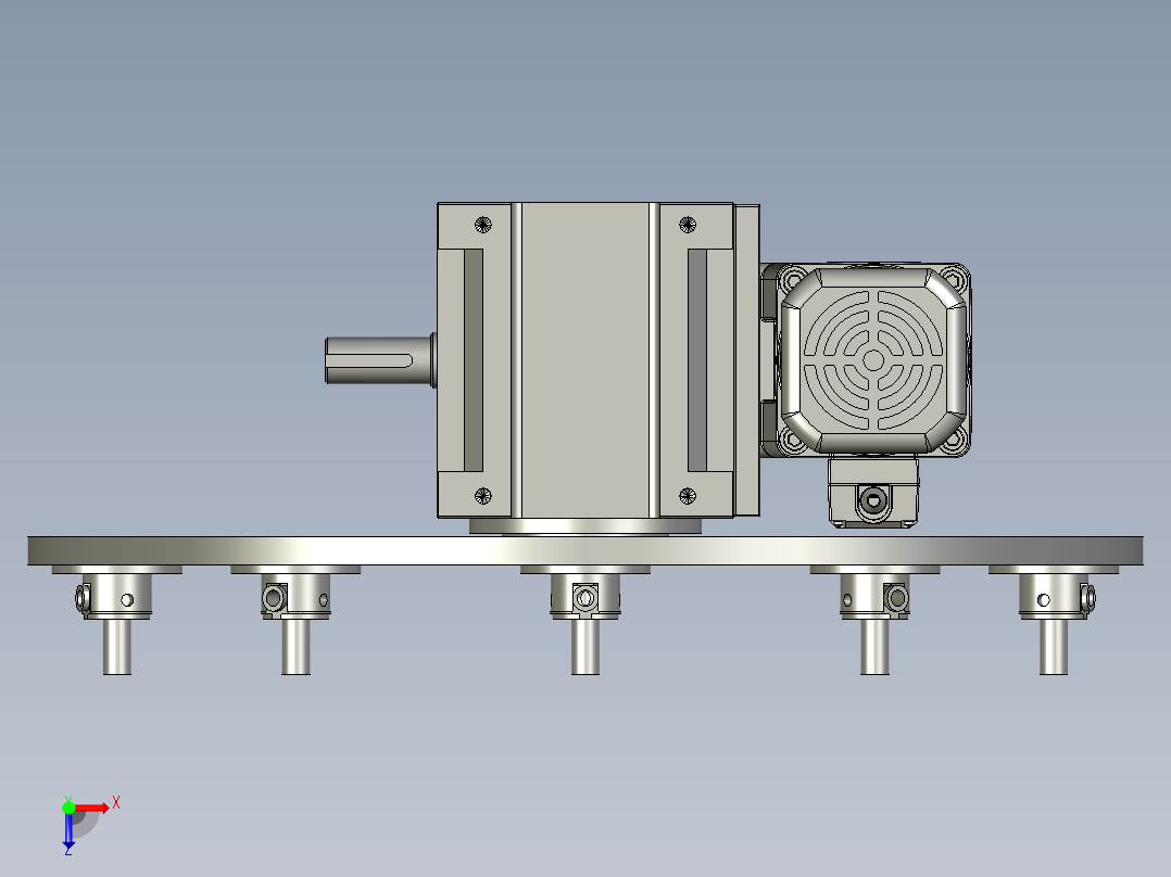 CCDJS-00转盘装配俯视图