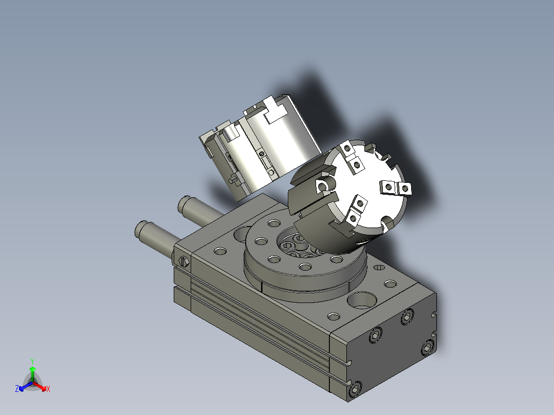-旋转爪正等轴测图